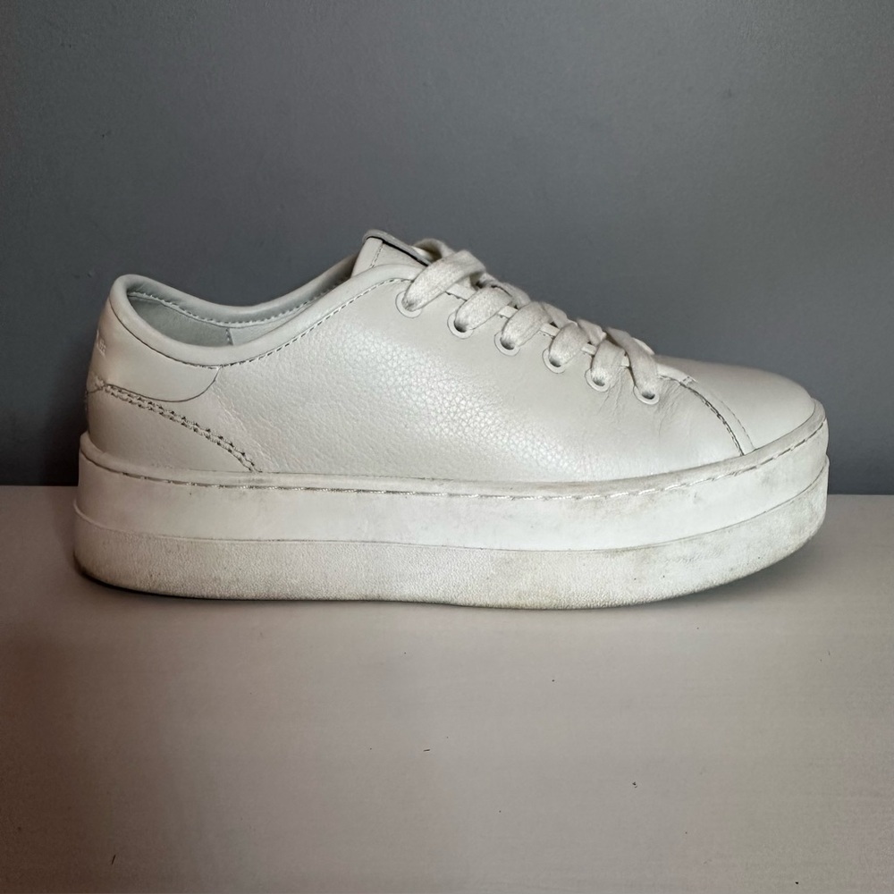 Massimo Dutti - Women’s, Sneakers, White, Leather, Platform, Size 37 (7) - Picture 4 of 11